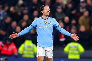 英媒：埃弗顿有意租借曼城29岁边锋格拉利什，那不勒斯也在关注