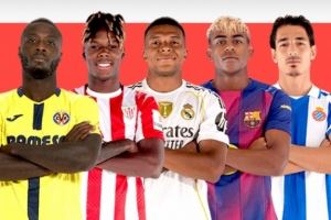 西甲8月最佳球员候选：姆巴佩、亚马尔领衔，尼科、N-佩佩在列